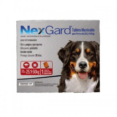 Antipulgas Para Perros Nexgard de 25.1-50 Kg